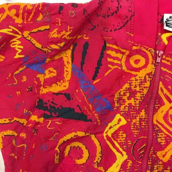 Vintage Nike Y2K Bomber/Varsity Nylon Jacket (M) - Picture 4 of 10